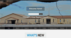 Desktop Screenshot of heavensviewbaptist.com